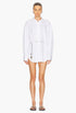 White - Button Up Shirt - GLAM MODA